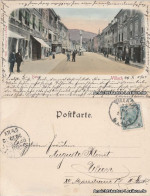 Ansichtskarte Villach Platz - Belebt 1902 - Other & Unclassified