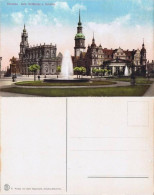 Ansichtskarte Innere Altstadt-Dresden Katholische Kirche Und Schloss 1916 - Dresden