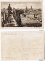 Ansichtskarte Dresden Hauptansicht 1925 - Dresden