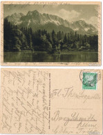 Ansichtskarte Grainau Badersee Mit Zugspitze 1925 - Autres & Non Classés