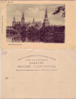 Postcard Hillerod Hillerød Schloss Frederiksborg 1910 - Danimarca