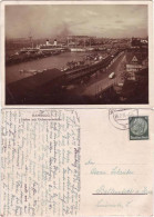 Ansichtskarte Hamburg Hafen Mit Überseebrücke 1936 - Otros & Sin Clasificación