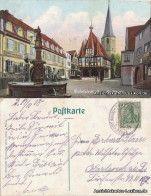 Ansichtskarte Michelstadt Marktplatz 1908 - Michelstadt