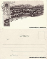 Ansichtskarte Übersee (Chiemgau) Litho AK - Gruss Aus... 1900 - Autres & Non Classés