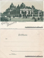 Ansichtskarte Seevorstadt-Ost/Großer Garten-Dresden Ausstellungspalast 1905 - Dresden