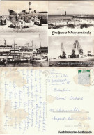 Ansichtskarte Warnemünde-Rostock 4 Bildkarte (Strand Und Hafen) 1969 - Rostock