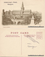 Postcard Glasgow Kathedrale 1917 - Autres & Non Classés