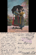 Ansichtskarte  Elsässerinnen 1915 - Costumes