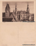 Ansichtskarte Aachen Rathaus, Rückseite 1926 - Aken