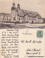 Ansichtskarte Clausthal-Zellerfeld Kirche Und Straße 1911 - Clausthal-Zellerfeld