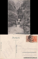 Ansichtskarte Eisenach Drachenschlucht Mit Mann Und Frau 1921 - Eisenach