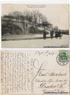 CPA Metz Neue Brunnen An Der Esplanade 1909 - Autres & Non Classés