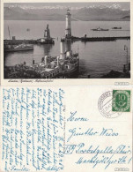 Ansichtskarte Lindau (Bodensee) Hafeneinfahrt 1954 - Autres & Non Classés