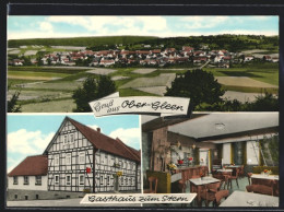 AK Ober-Gleen, Gasthaus Zum Stern, Ortsansicht  - Autres & Non Classés