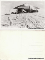 Postcard Petzer Pec Pod Sněžkou Wiesenbaude Im Winter - Foto AK 1933 - Tchéquie