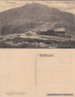 Postcard Krummhübel Karpacz Riesenbaude Mit Der Schneekoppe 1918 - Schlesien