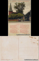 Oldenburg Kirchhofslinde Und Gertrudenkapelle - Untere Seite Gedicht 1916 - Oldenburg