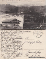 Ansichtskarte Bad Tölz 2 Bild Blomberghaus 1250 M Und Panorama 1910 - Bad Tölz