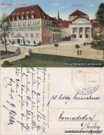 Ansichtskarte Bad Elster Hotel Sachsenhof Und Kurtheater 1925 - Bad Elster