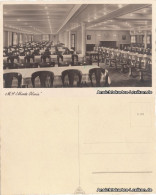 Ansichtskarte  M.S. "Monte Olivia" - Speisesaal - Foto AK 1936 - Dampfer