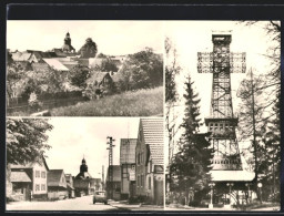 AK Schwenda B. Sangerhausen, Ortsansicht Mit Josephskreuz  - Sangerhausen