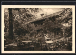 AK Wien-Schönbrunn, Café-Restaurant Tirolergarten Rechts Von Der Gloriette  - Sonstige & Ohne Zuordnung