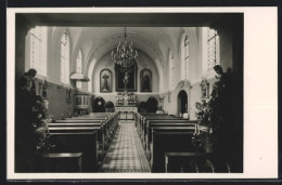 AK Wien-Ober-St. Veit, St. Josefsheim, Innenansicht Der Kirche  - Autres & Non Classés