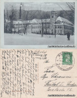 Postcard Bad Reinerz Duszniki-Zdrój Kurhaus Im Winter 1927 - Schlesien