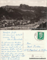 Ansichtskarte Krippen-Bad Schandau Stadtansicht Mit Schrammsteinen 1965  - Bad Schandau