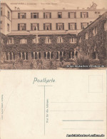 Ansichtskarte Konstanz Insel Hotel, Garten 1918 - Konstanz