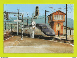 01 AMBERIEU Train D'essai TGV Pendulaire En Gare Au Poste 2 VOIR DOS - Ohne Zuordnung