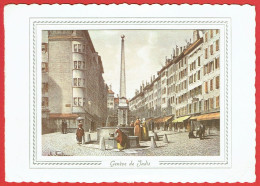 Genève De Jadis - Sans Légende - Fontaine - Dessin Gravure - Genève