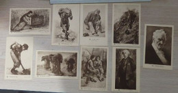 ART - Peinture & Tableau - Cécile Douard - Lot De 9 Cartes Postales - 2 Scans - Paintings