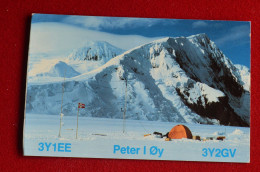 Radio Card Peter I Norway Expedition Antarctique 1987 Antarctic - Onderzoeksprogramma's