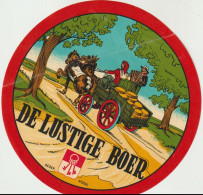 Ancienne étiquette De Fromage De Lustige Boer - Fromage
