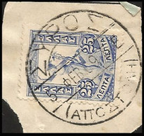 GREECE- GRECE - HELLAS 1901: 25L Flying Hermes With Canc "SYROS 5 FEBR. 09 SHIPMENT" - Postmarks - EMA (Printer Machine)