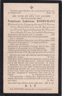 Franciscus Borremans :  Borsbeek 1837 - Bouchout Pastoor 1908 - Andachtsbilder