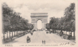 *** 75 *** PARIS  L'arc De Triomphe Timbre Décollé Précurseur - Otros Monumentos