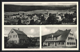 AK Dorsbrunn, Gasthaus Zum Kreuz, Handlung Morgott  - Autres & Non Classés