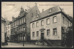 AK Siegburg, Bürgermeisteramt Und Pastorat Der St. Servatiuskirche  - Siegburg