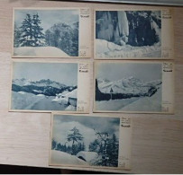 Italy - Les Beaux Paysages D'Italie - Lot De 5 Cartes Postales - Offert Par Les Pâtes Toselli - 2 Scans - Sammlungen & Sammellose