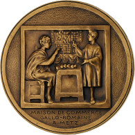 France, Médaille, Chambre De Commerce De Metz, Bronze, SPL - Sonstige & Ohne Zuordnung