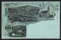 Lithographie Wien, Hütteldorf Mit Kirche Und Mariabrunn  - Other & Unclassified