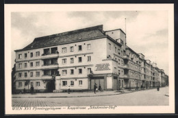 AK Wien, Pfenninggeldgasse Ecke Koppstrasse, Schuhmeier-Hof  - Autres & Non Classés