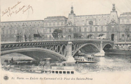 *** 75 *** PARIS  Entrée Du Carrousel Et Le Pont Des Saints Pères Précurseur Timbrée  TTB - Autres Monuments, édifices