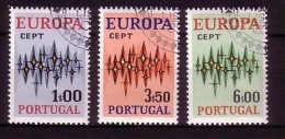 PORTUGAL MI-NR. 1166-1168 GESTEMPELT(USED) EUROPA 1972 STERNE - 1972