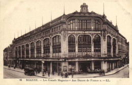 ROANNE Les Grands Magasins "Aux Dames De France" Animée  RV - Roanne