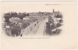 51 - CHALONS-sur-MARNE - VUE D'ENSEMBLE (PRISE DE LA PORTE SAINTE-CROIX) - Carte Précurseur - Châlons-sur-Marne