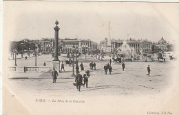 *** 75 *** PARIS  Place De La  Concorde  Précurseur TTB - Other Monuments