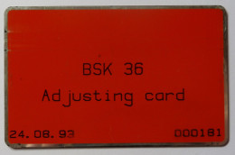 UK - Great Britain - L&G - BSK002 - BSK Adjusting Card - 24.08.93 - R - BT Engineer BSK Service : Emissions De Test